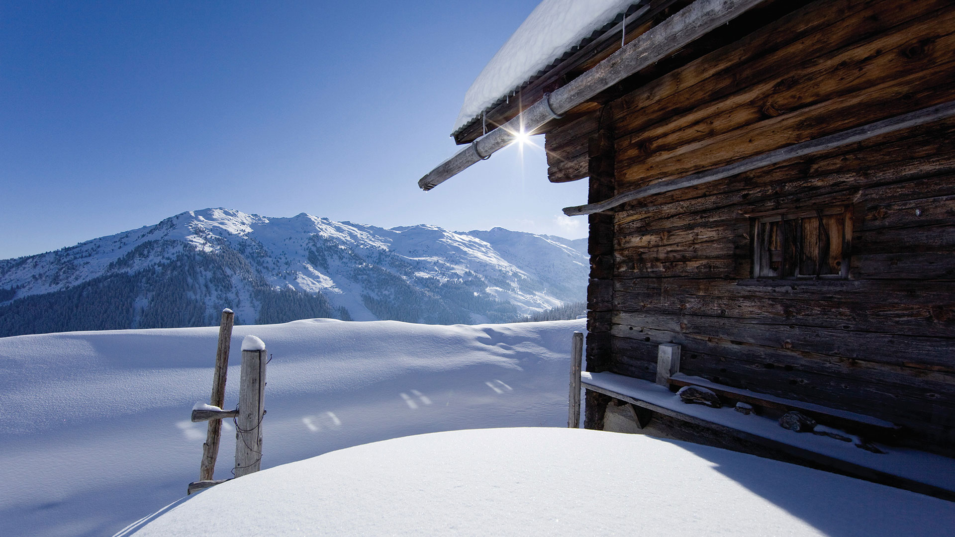 Mayrhofen im Winter, Zillertal Tirol